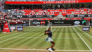 Coco Gauff bei ihrem letzten Auftritt in Berlin