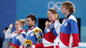 Andrey Rublev krönte sich in Tokio zum Olympiasieger. Wenn auch "nur" im Mixed-Doppel