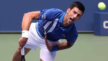 Novak Djokovic am Mittwoch in New York