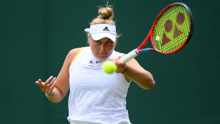 Nastasja Schunk was eliminated in Wimbledon in the first round
