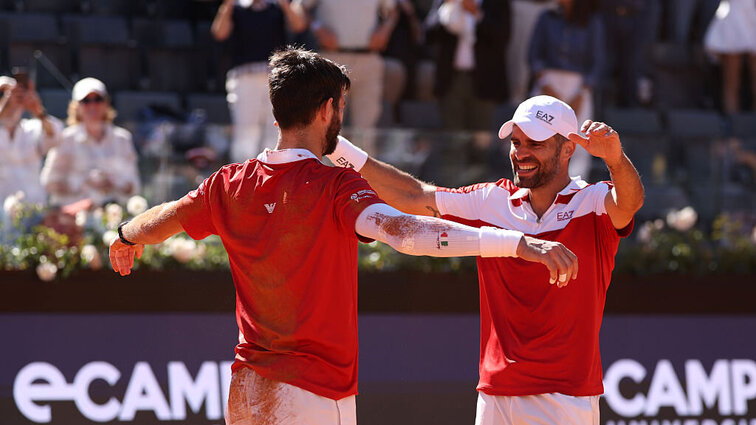 Andrea Vavassori und Simone Bolelli triumphierten beim heimischen Masters in Rom.