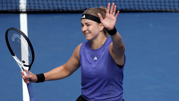 US Open 2024: Karolina Muvchova quält sich erneut ins Halbfinale
