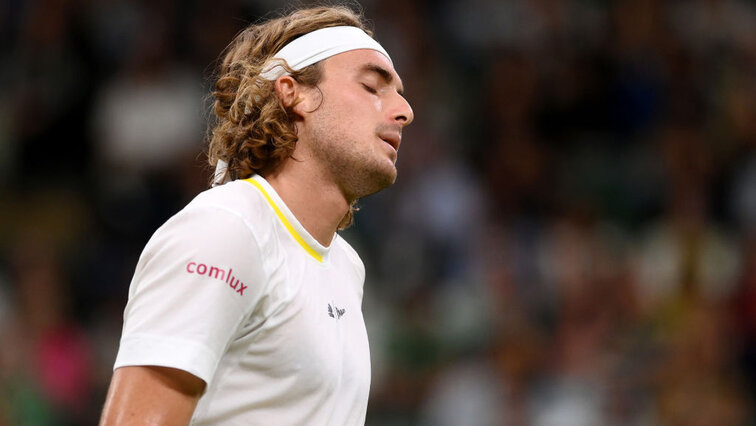 Stefanos Tsitsipas hat sich von Nick Kyrgios die Schneid abkaufen lassen Stefanos Tsitsipas had Nick Kyrgios buy his cutting edge