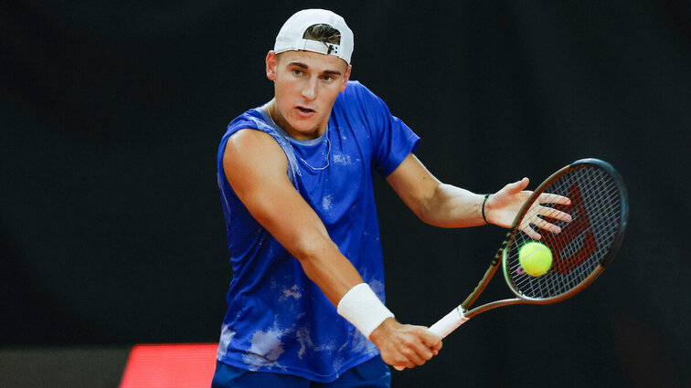 Mit zwei Siegen am heutigen Tag schaffte Tom Gentzsch beim Challenger in Split den Einzug ins Halbfinale. Jürgen Hasenkopf
