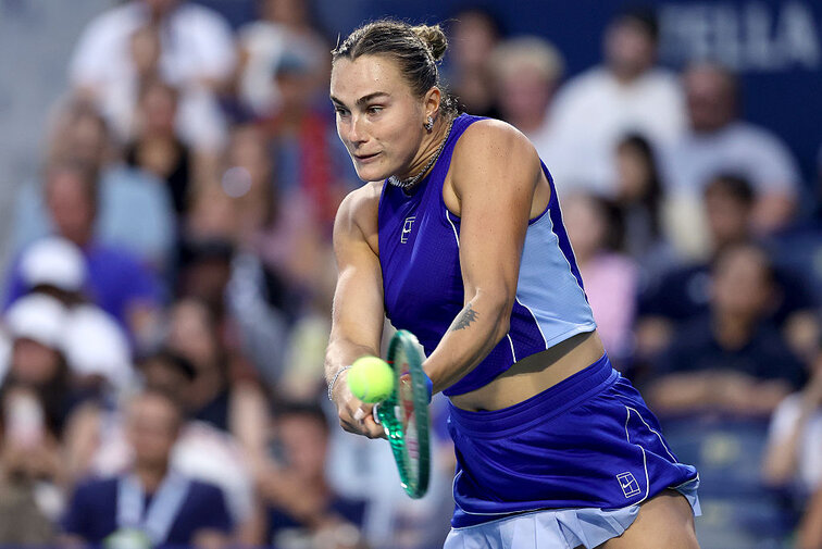 Aryna Sabalenka gewann locker