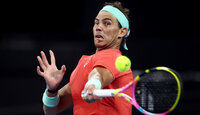 Rafael Nadal bei seinem bislang letzten Auftritt auf der ATP-Tour in Brisbane