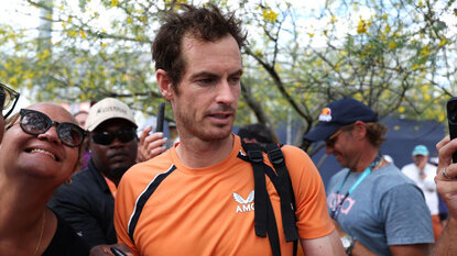 Vorsicht beim Schläger-Shopping - man könnte Andy Murray begegnen