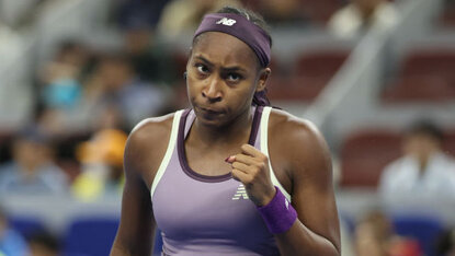 Coco Gauff hat in Peking das Halbfinale erreicht Coco Gauff hat in Peking das Halbfinale erreicht