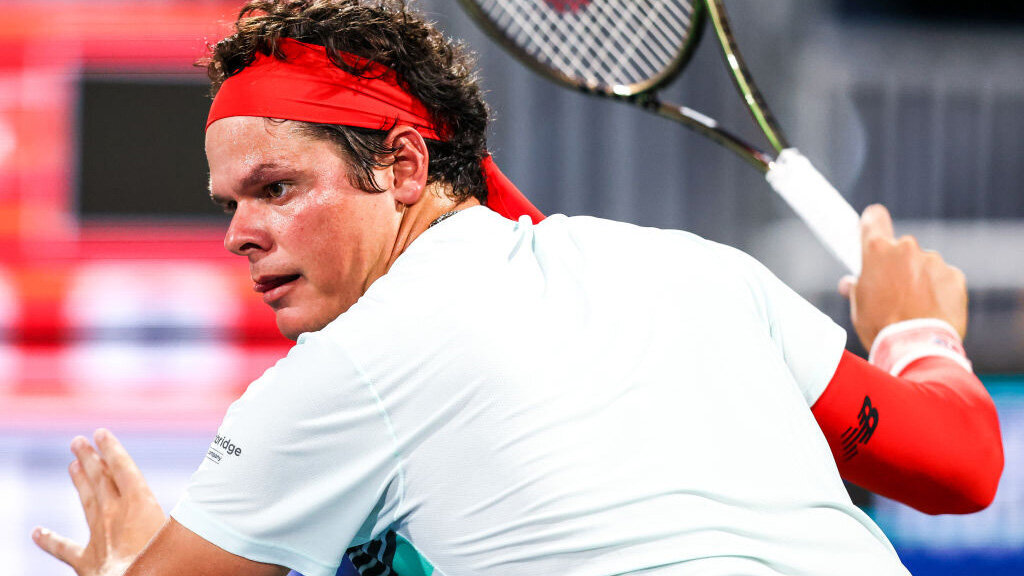 ATP ´sHertogenbosch Milos Raonic feiert beim Comeback überzeugenden