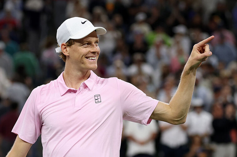 Jannik Sinner ließ im Halbfinale gegen Alexander Zverev nichts anbrennen