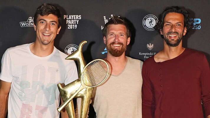 Sebastian Ofner, Alexander Peya und Julian Knowle
