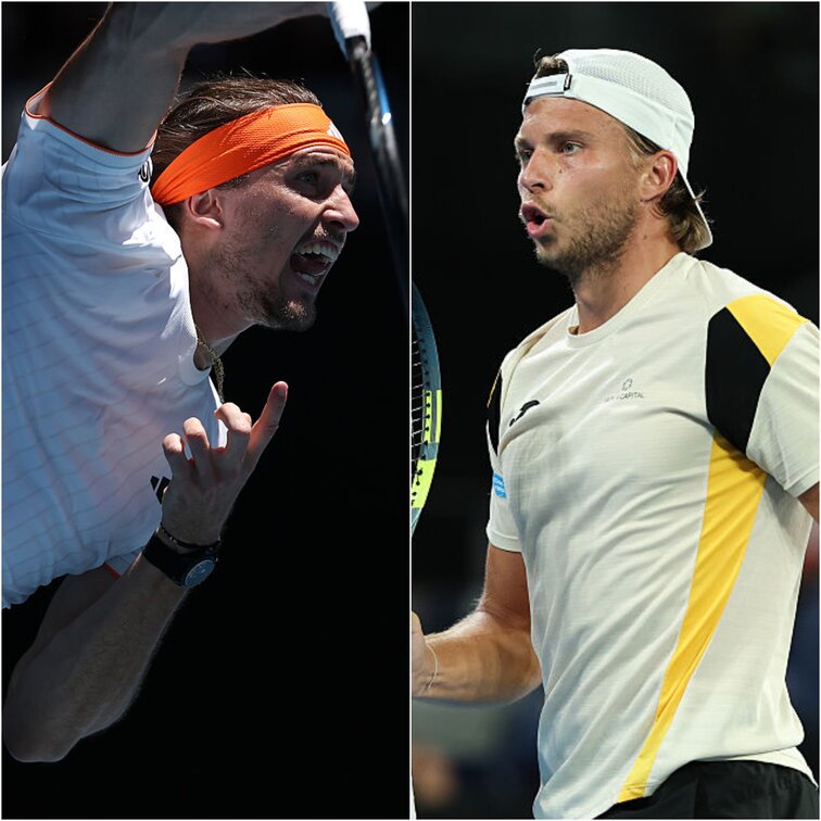 Alexander Zverev trifft auf Alexandre Müller 