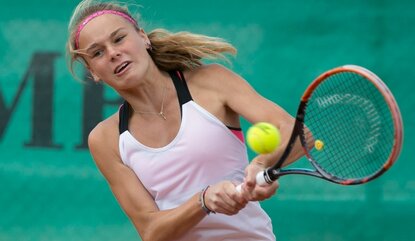 Tennis Europe-Bavarian Junior Open, Anja Wildgruber (GER) GS14
Tennis - Bavarian Junior Open 2016 - Tennis Europe Junior Tour - SC Eching - Eching - Bayern - Germany - 11 August 2016.
© Juergen Hasenkopf