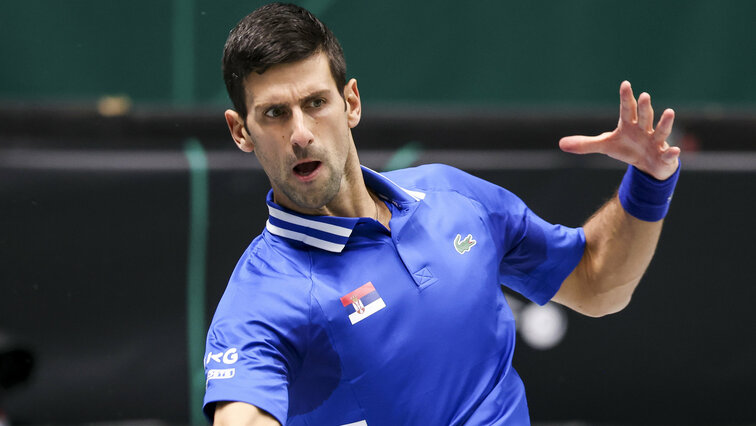 Novak Djokovic on Friday in Innsbruck