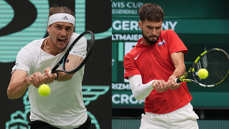 Alexander Zverev trifft heute auf Dino Prizmic