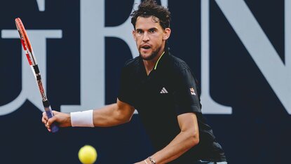 Dominic Thiem am Freitag in Kitzbühel Dominic Thiem am Freitag in Kitzbühel