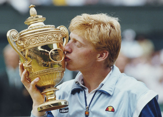 Rang 8, 51 Punkte: Boris Becker, der 1985 die Tenniswelt eroberte