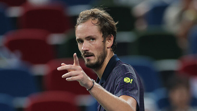 Daniil Medvedev trat zum dritten Mal gegen Learner Tien an Daniil Medvedev trat zum dritten Mal gegen Learner Tien an