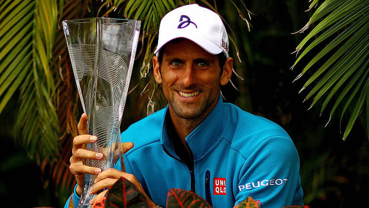 Novak Djokovic hat zuletzt 2016 zum Doppelschlag ausgeholt Novak Djokovic last made a double strike in 2016