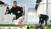Carlos Alcaraz beim Training in der Off-Season
