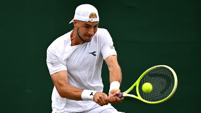 Trotz kämpferischer Leistung konnte Jan-Lennard-Struff das Match gegen Daniil Medvedev nicht mehr drehen. Getty Images