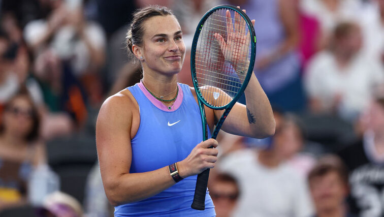 Aryna Sabalenka ist gut in das Turnier von Brisbane gestartet Aryna Sabalenka ist gut in das Turnier von Brisbane gestartet