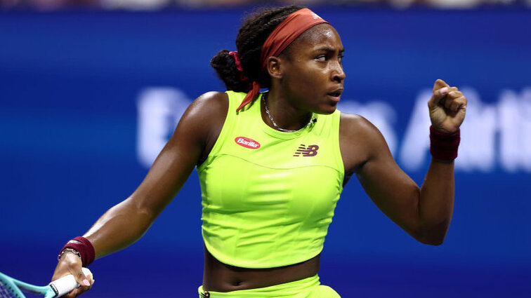 Coco Gauff am Donnerstag in Flushing Meadows