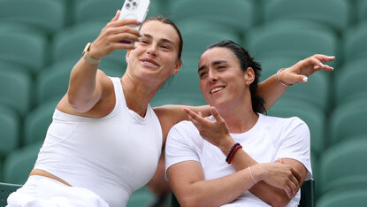 Ja, auch Aryna Sabalenka hat wohl für Ons Jabeur gestimmt Ja, auch Aryna Sabalenka hat wohl für Ons Jabeur gestimmt