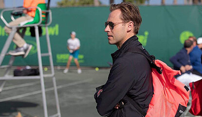 Mats Merkel auf einem Scouting Trip in den USA