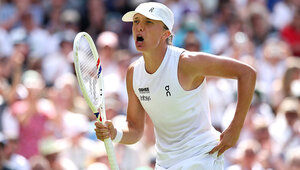 Iga Swiatek kommt in Wimbledon ins Rollen