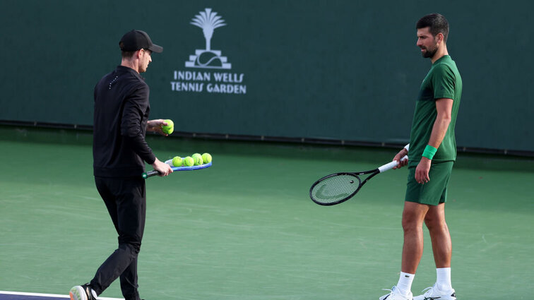 Andy Murray arbeitet als Coach einige Monate an der Seite von Novak Djokovic. Andy Murray arbeitet als Coach einige Monate an der Seite von Novak Djokovic.