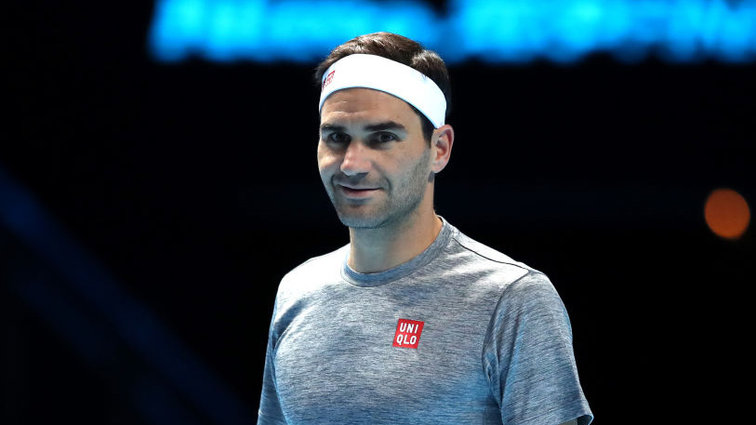 Roger Federer will only serve again in Melbourne in competition