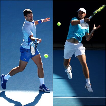 Novak Djokovic trifft auf Aleksandar Vukic Novak Djokovic trifft auf Aleksandar Vukic
