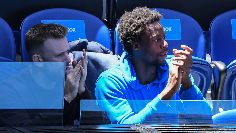 Gael Monfils unterstützt seine Freundin Elina Svitolina