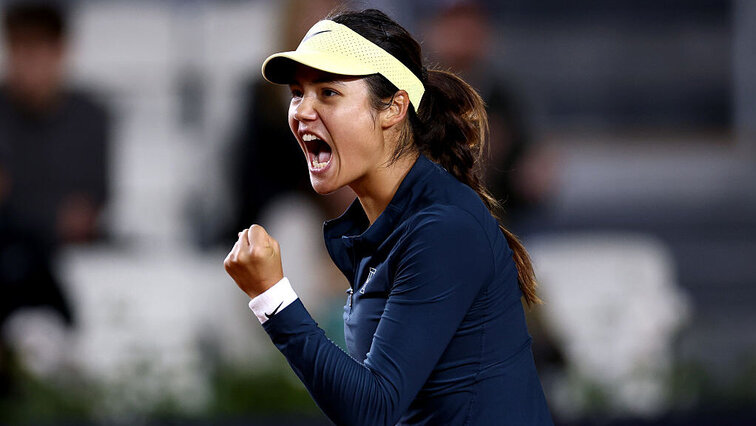 Gegen die Qualifikantin Maya Joint musste Emma Raducanu alles in die Waagschale werfen. Getty images