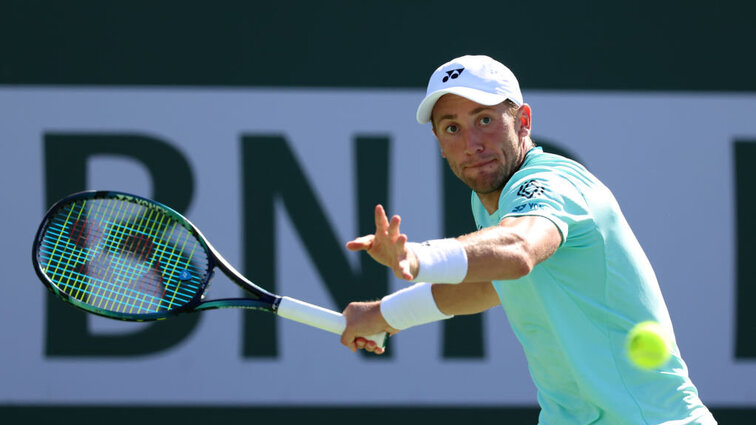 Casper Ruud had a big task to overcome against Gael Monfils.