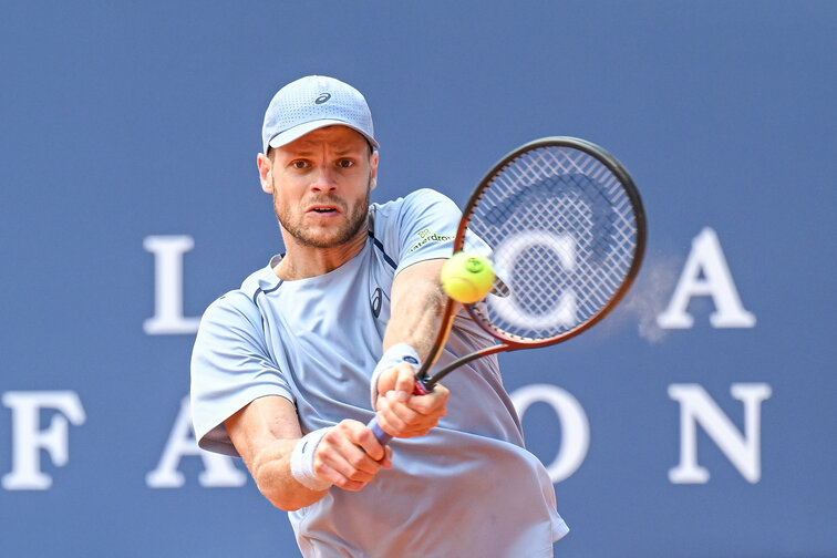 Yannick Hanfmann hat in Kitzbühel die Runde der letzten Acht erreicht Yannick Hanfmann hat in Kitzbühel die Runde der letzten Acht erreicht