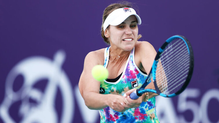 Sofia Kenin hatte leichte Mühe in der ersten Runde von Abu Dhabi Sofia Kenin had an easy time on the first round of Abu Dhabi
