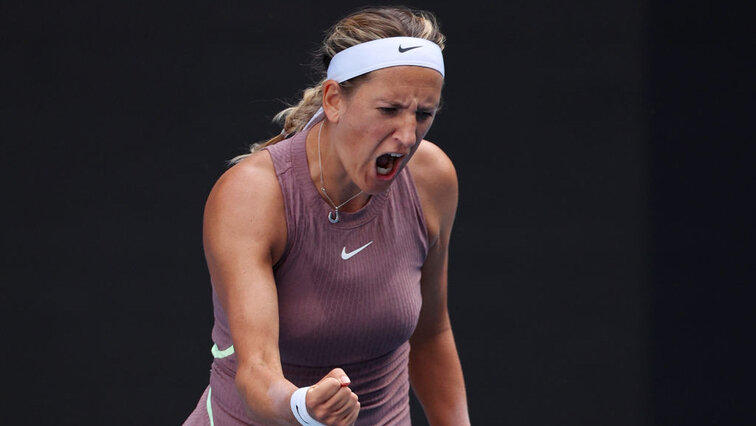 Victoria Azarenka am Samstag in Melbourne Victoria Azarenka am Samstag in Melbourne
