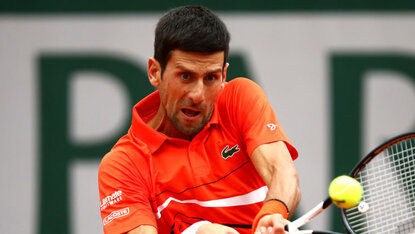 Novak Djokovic Novak Djokovic hatte es gegen Jan-Lennard Struff eilig
