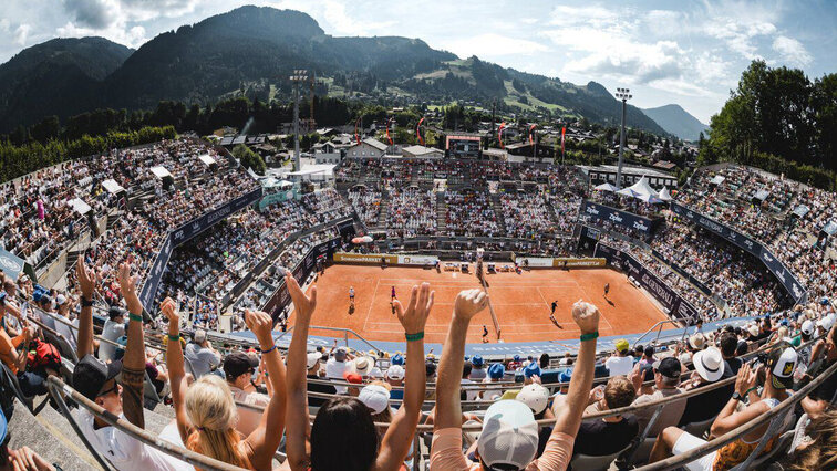 Der Center Court in Kitzbühel steht für beste Tennisunterhaltung Der Center Court in Kitzbühel steht für beste Tennisunterhaltung