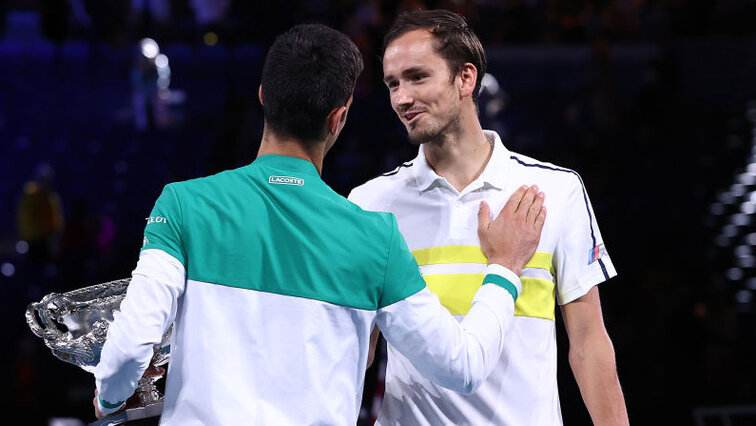 Does Daniil Medvedev have to congratulate Medvedev again?