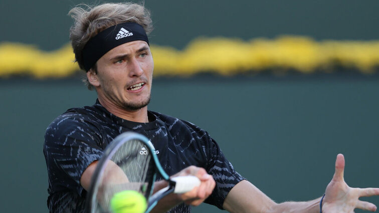 Alexander Zverev in Indian Wells