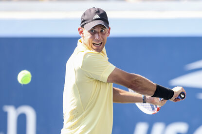 Dominic Thiem musste beim ATP-Challenger in Rennes gegen Gilles Simon ran