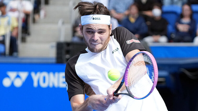Mit einem Comeback-Erfolg gegen Gabriel Diallo kämpfte sich Taylor Fritz in Tokio ins Achtelfinale. Getty Images