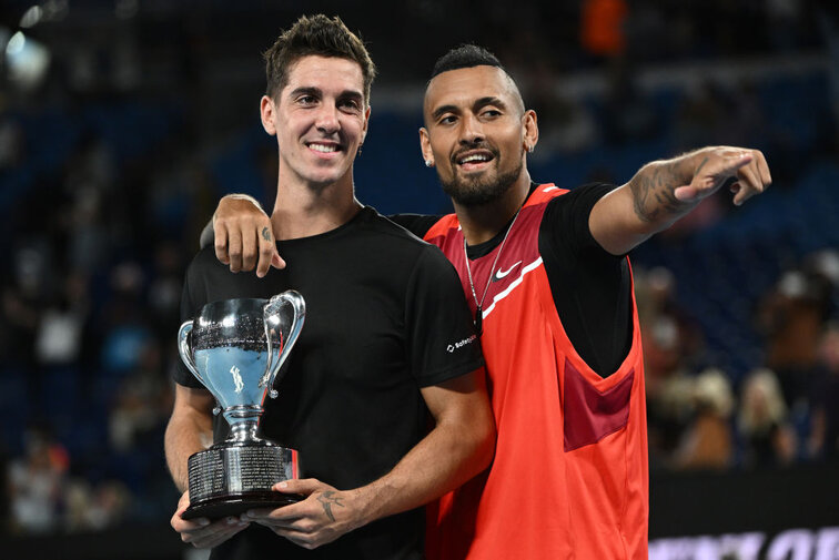 Thanasi Kokkinakis und Nick Kyrgios triumphierten bei den Australian Open Thanasi Kokkinakis and Nick Kyrgios triumphed at the Australian Open