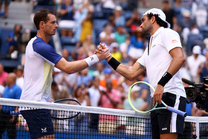 Andy Murray duelliert sich mit Matteo Berrettini