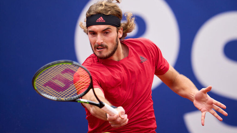 Stefanos Tsitsipas am Mittwoch in Barcelona Stefanos Tsitsipas am Mittwoch in Barcelona