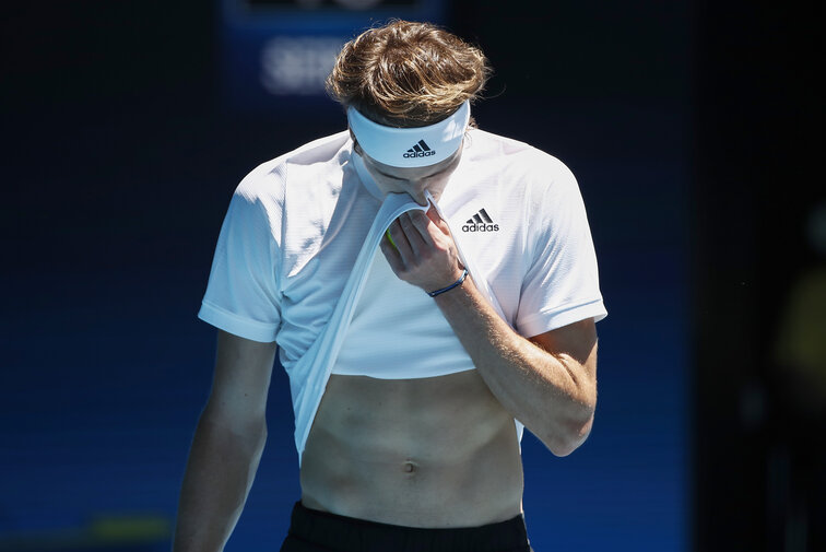 Alexander Zverev musste beim ATP Cup bislang Sonderschichten leisten Alexander Zverev had to work extra shifts at the ATP Cup so far