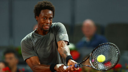 Gael Monfils schwört neuerdings auf seinen Artengo-Schläger Gael Monfils schwört neuerdings auf seinen Artengo-Schläger